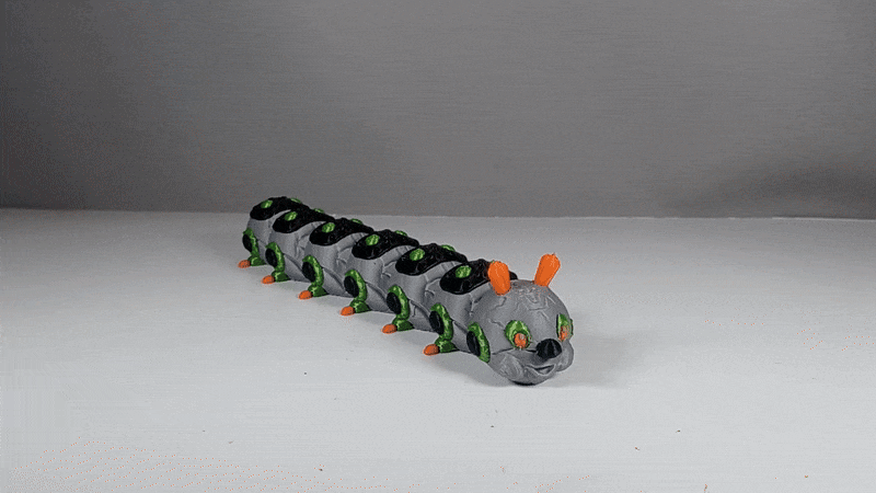 3D Printed Flexi Robopillar Toy/Collectable