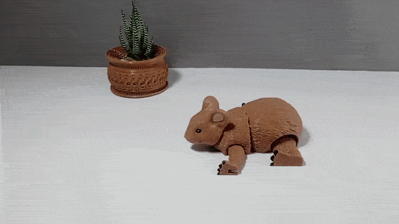 3D Printed Flexi Ili Pika Toy/Collectable
