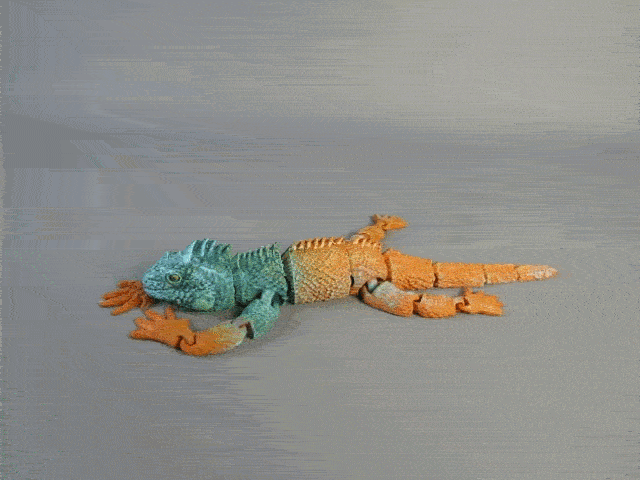 3D Printed Flexi Iguana Toy/Collectable